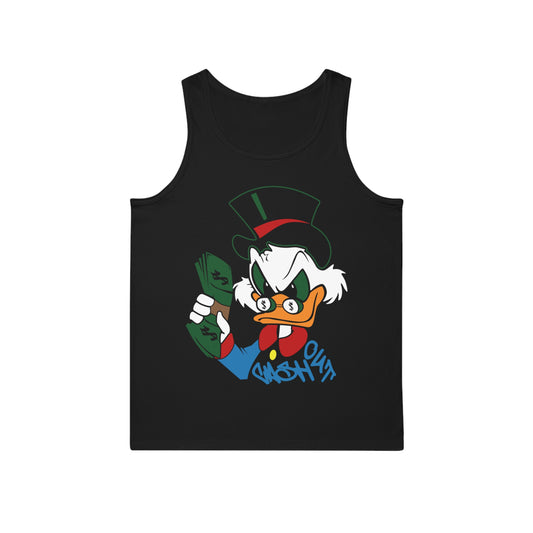 CASH OUT CARTOON DUCK TANK TOP