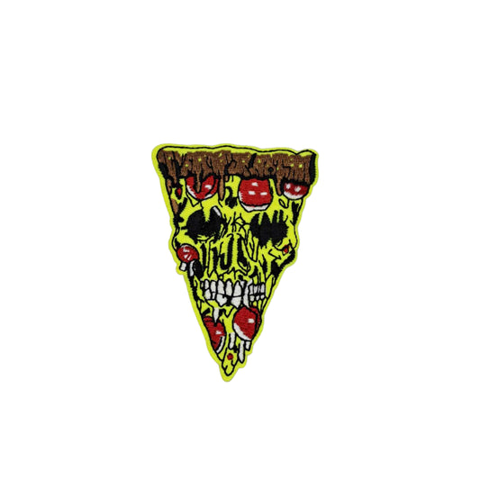 PIZZA SKULL PATCH