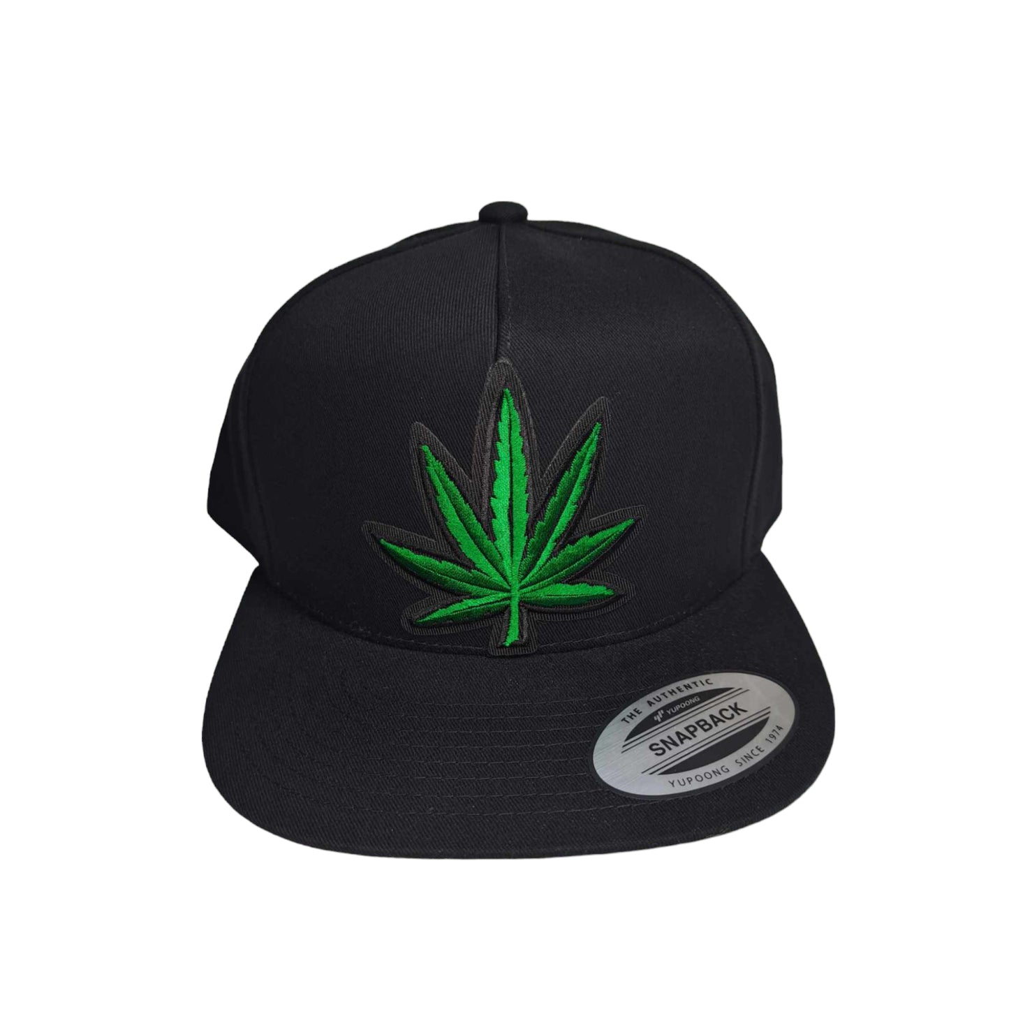 WEED LEAF PATCH SNAPBACK