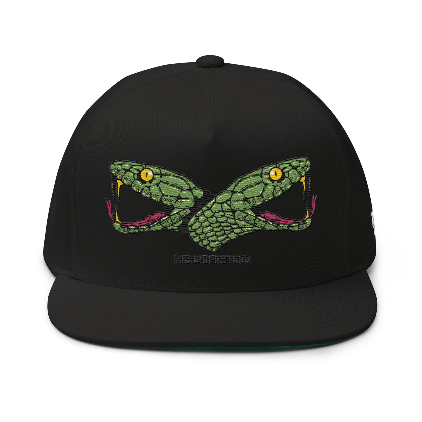 FLAT EMBROIDERED MISUNDERSTOOD SNAPBACK